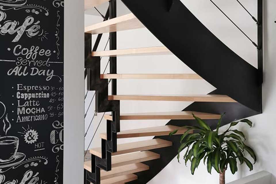 Escalier sur-mesure métallerie